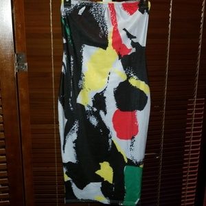 Multi Colored Bodycon Dress